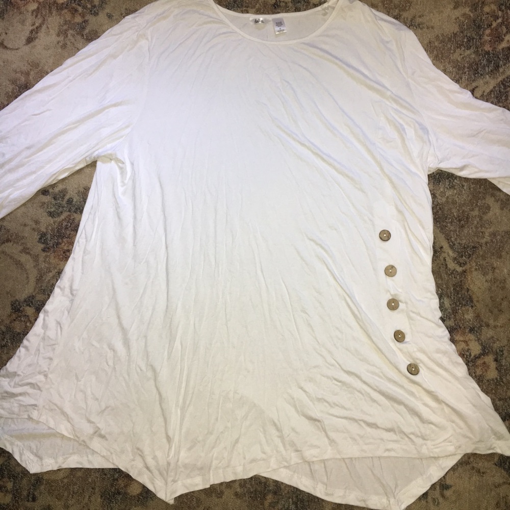 Dalin Viscose Handkerchief Hem Tunic Top